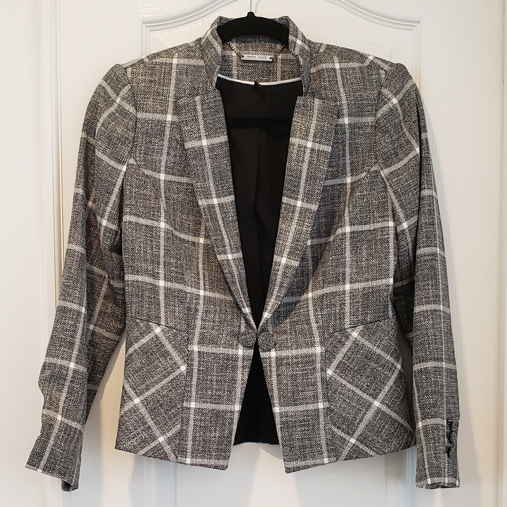 WHBM Windowpane Jacket
